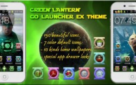 Greenlantern go launcher theme