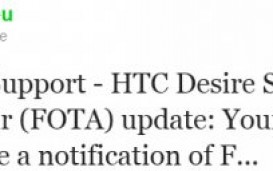 HTC выпустила новый OTA-апдейт для Desire S в Европе