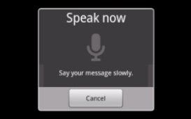 Write SMS by Voice -      sms