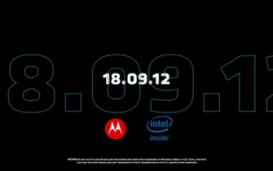Motorola покажет первый смартфон на платформе от Intel 18 сентября