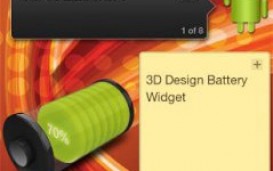 3D Design Battery Widget