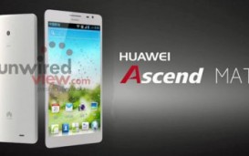 Пресс-изображения Huawei Ascend Mate и Ascend D2 появившиеся накануне CES 2013