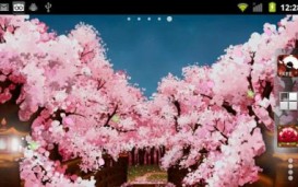 Sakura's Bridge Live Wallpaper