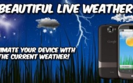 Beautiful Live Weather - Обои которые показывают погоду