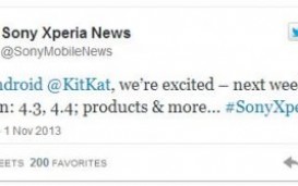 Sony Xperia Z1 и Z Ultra обновятся до Android 4.4 KitKat
