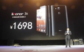 Глава Huawei объяснил использование в Honor 3X HD дисплея
