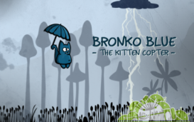 Bronko Blue, the kitten copter