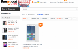 Xiaomi Mi4   Banggood  $139,99