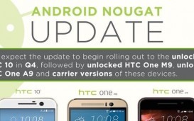HTC 10, One M9 и One A9 обновятся до Android 7.0 Nougat в 4-м квартале 2016