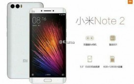 Xiaomi Mi Note 2 опамятуется с 3D-стеклом, 6 Гб ОЗУ и 128 Гб ПЗУ