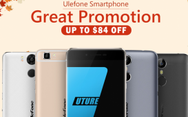 Осенняя распродажа Ulefone Power, Future и Metal в магазине Tomtop.com