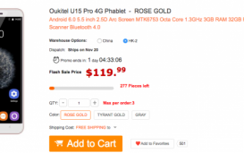 Стильный Oukitel U15 Pro в магазине Gearbest.com итого за $119.99