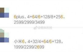 Xiaomi Mi6 и Xiaomi Mi6 Plus: численность модификаций и ценники на флагманы
