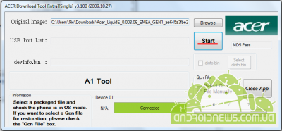 Acer Download Tool  -  2