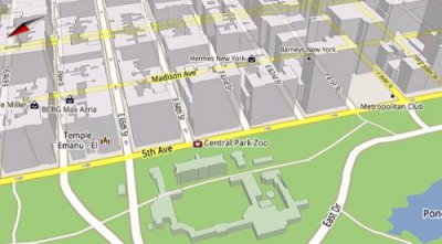 Google Maps 5 с поддержкой 3D-графики скоро для новейших смартфонов на Android