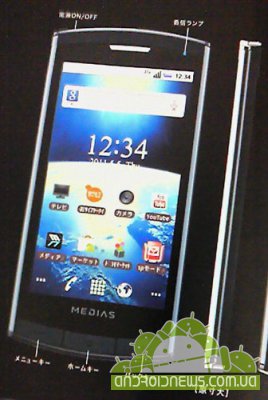 NEC Medias N-04C        Android- 