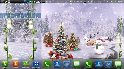 Christmas Snow Pro Live Wallpaper -   