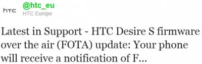 HTC   OTA-  Desire S  