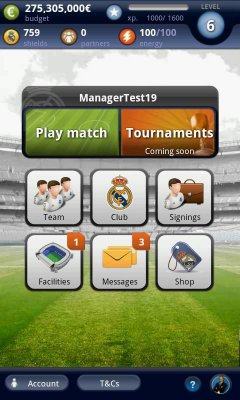 Real Madrid FantasyManager '12 - управляем клубом