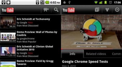 YouTube 2.3.4  Android   Google +1