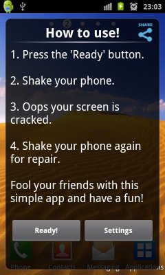 Crack Your Screen - разбей свой экран