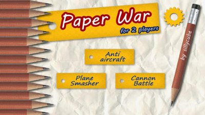 Paper War for 2 Players -  