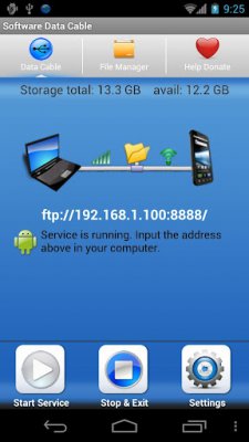   Android  FTP    Software Data Cable