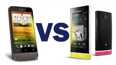  : Sony Xperia U  HTC One V