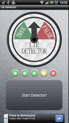 Lie Detector - имитация детектора лжи