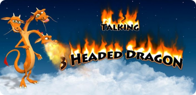 Talking 3 Headed Dragon - говорящий трёхголовый дракон