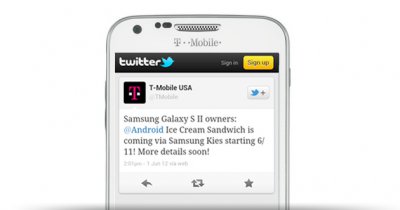 T-Mobile    Android 4.0  Samsung Galaxy S II   11- 
