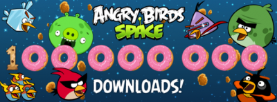 Angry Birds Space «налетали» 100 000 000 загрузок