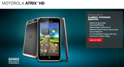 Motorola   ,   Atrix HD