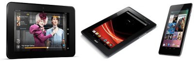   : Kindle Fire HD, Nexus 7  Acer Iconia A110