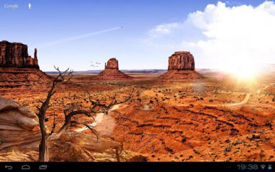 Desert Valley Live Wallpaper