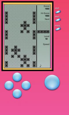 Brick Game - Retro Type Tetris
