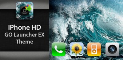 iPhone 5 Theme GO Launcher EX