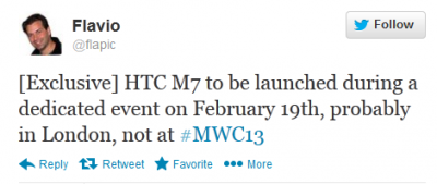 HTC M7        MWC 2013