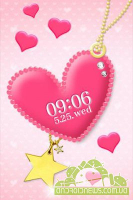 Pink Heart Free Android Live Wallpaper