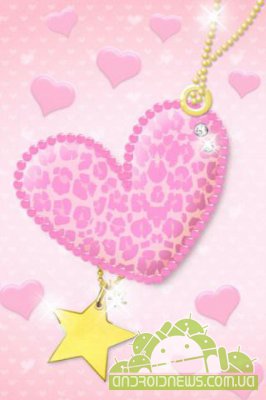 Pink Heart Free Android Live Wallpaper