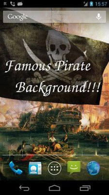 Pirate Flag Live Wallpaper