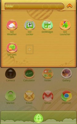 Leaster GOlauncherEX Theme