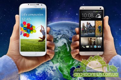 Samsung  10   Galaxy S4 HTC One    