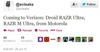 Motorola   Droid RAZR Ultra  RAZR M Ultra  Verizon