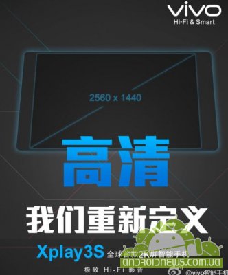 Vivo XPlay3S       2560 x 1440 