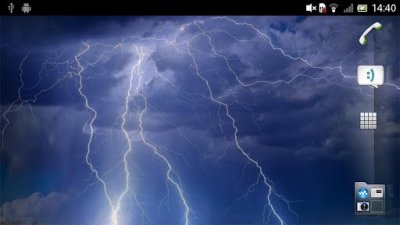 Thunder clouds Live Wallpaper Pro