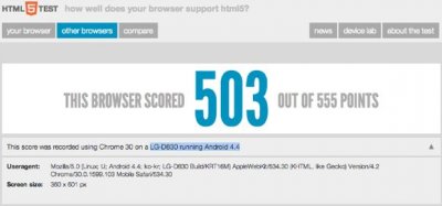     LG   HTML5Test