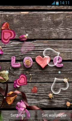 Love Hearts Live Wallpaper