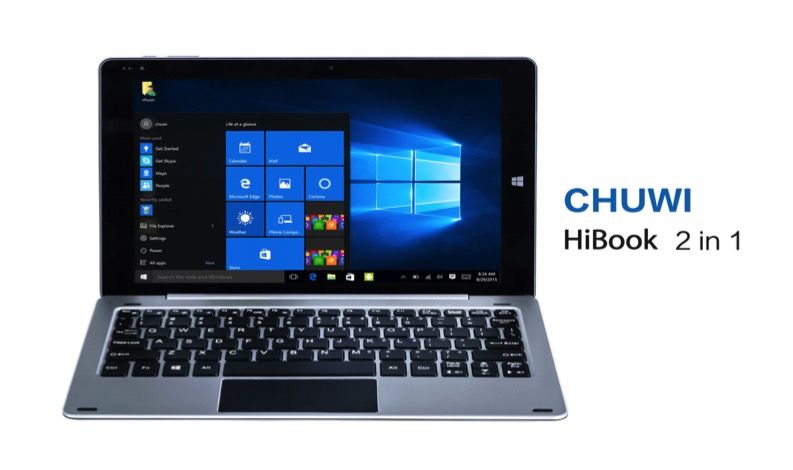 Chuwi HiBook-20160310:      Windows 10  USB Type-C