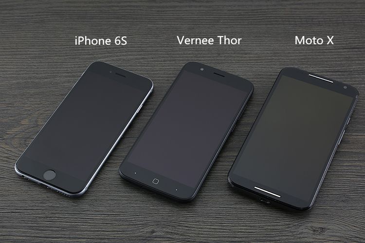 Vernee Thor, iPhone 6S  Moto X:  